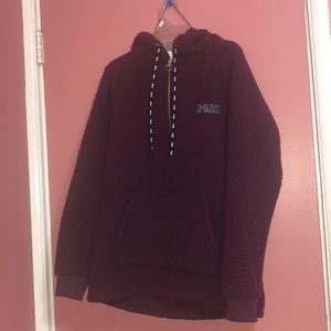PINK Sherpa hoodie